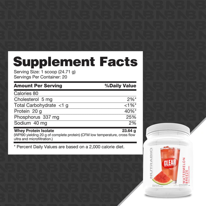 Nutrabio Clear Whey Iso